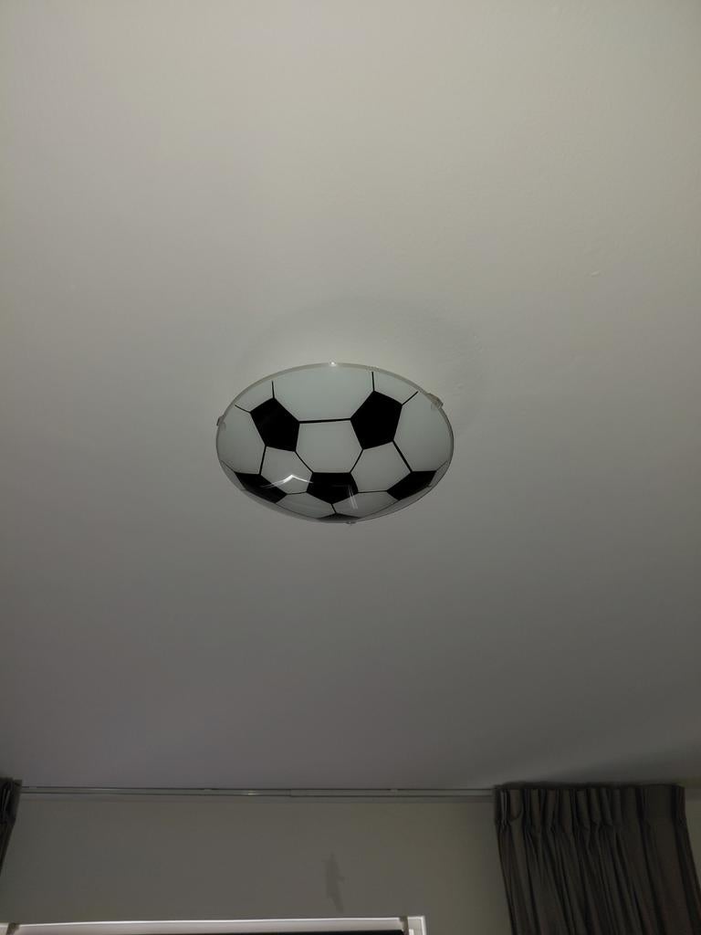 Voetbal plafonniere kinderkamer, Ophalen of Verzenden, Zo goed als nieuw