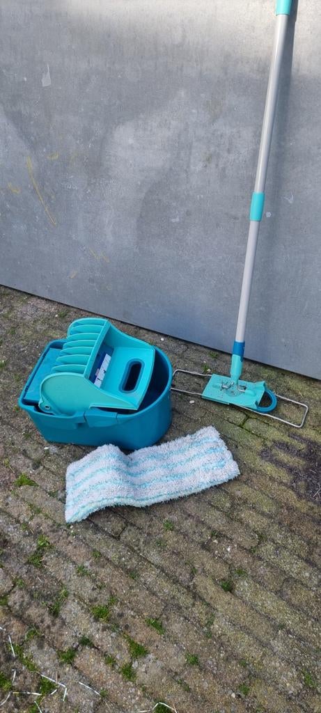Leifheit dweilsysteem met emmer en mop, Ophalen, Dweilemmer, -bak, of -wagen