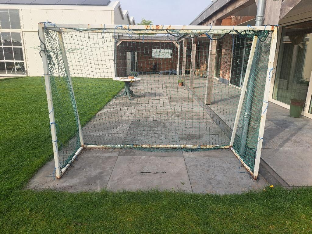 Ijzeren doeltje met net, Maat XS of kleiner, Ophalen, Gebruikt, Overige typen