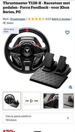 Thrustmaster T128-X Racestuur Xbox/PC - Nieuwstaat!, Spelcomputers en Games, Spelcomputers | Sony PlayStation Consoles | Accessoires