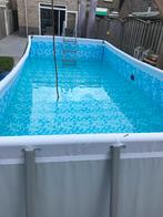 Zwembad Bestway Power Steel 549x274x122 cm + filterpomp, Tuin en Terras, Zwembaden, Gebruikt, 300 cm of meer, Rechthoekig, Ophalen