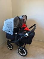 Zeer mooie Bugaboo Donkey 2 Duowagen - Complete Set!, Bugaboo, Zo goed als nieuw, Verstelbare duwstang, Ophalen