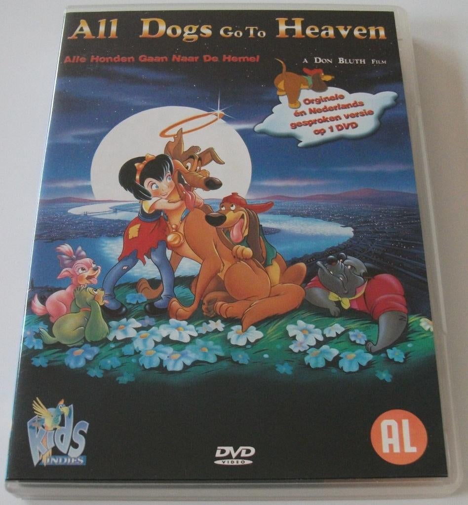 Dvd *** ALL DOGS GO TO HEAVEN ***, Avontuur, Alle leeftijden, Ophalen of Verzenden, Zo goed als nieuw