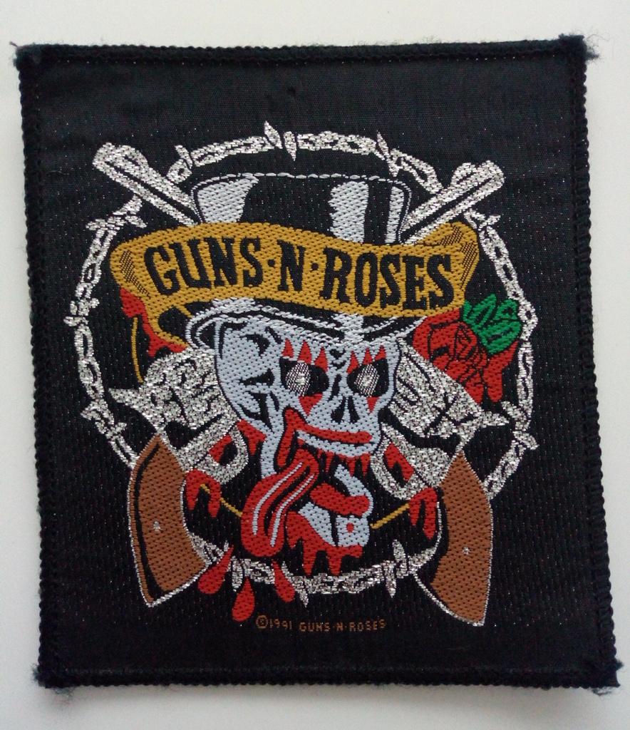 GUNS N' ROSES zeer zeldzame VINTAGE 1991 PATCH 13, Verzenden, Nieuw, Kleding