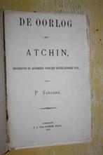 De oorlog met Atchin P Vergers L van Leer Atjeh, Antiek en Kunst, Ophalen of Verzenden