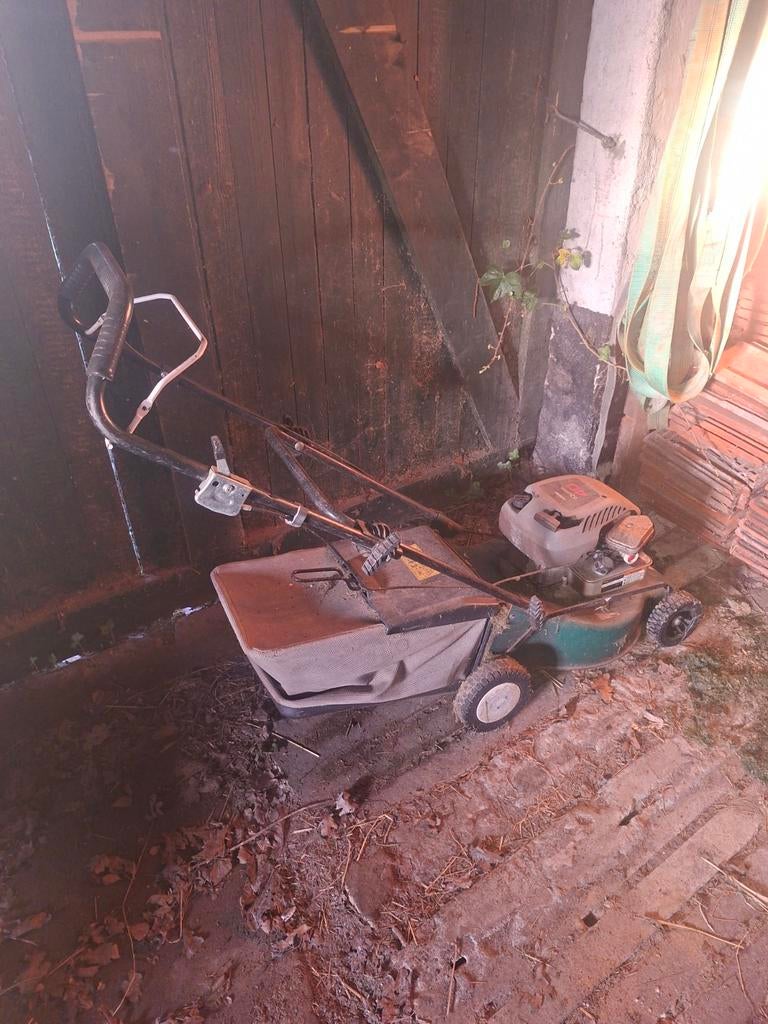 Gratis oude grasmaaier, Tuin en Terras, Ophalen of Verzenden, Gebruikt
