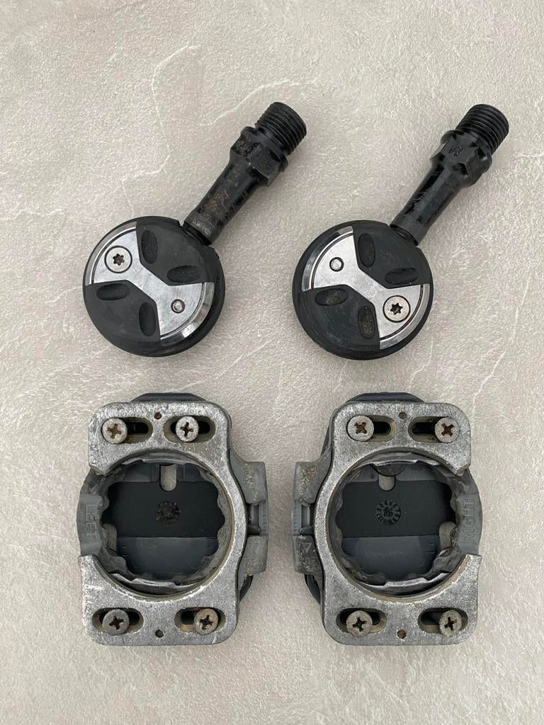 Speedplay pedalen incl. schoenplaatjes, Verzenden, Gebruikt, Racefiets, Crankstel of Pedalen