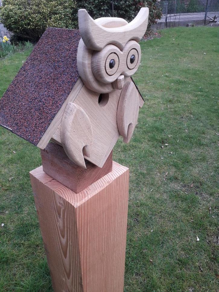 Vogelhuis / Nestkast KOE  of UIL en meer, Tuin en Terras, Vogelhuisjes en Vogelbaden, Nieuw, Ophalen of Verzenden