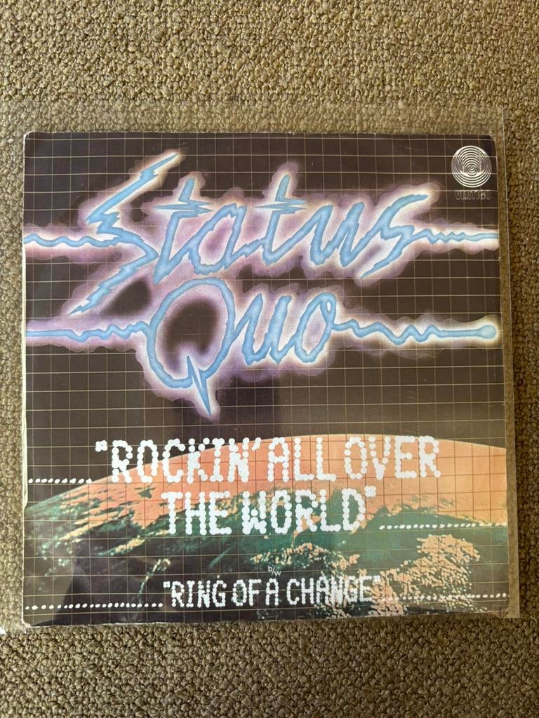 Status Quo - Rockin’ all Over the World, 7 inch, Single, Ophalen of Verzenden, Zo goed als nieuw