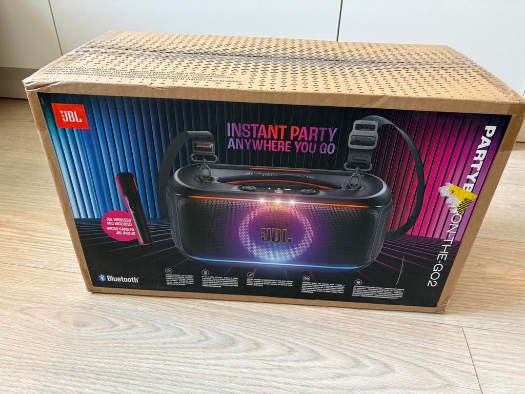 JBL partybox on-the-go2 NIEUW, Audio, Tv en Foto, Luidsprekers, Ophalen, JBL, Overige typen, Nieuw