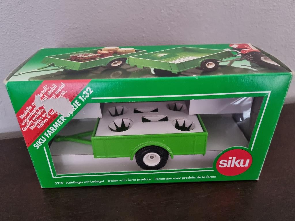 SIKU 2259 Anhänger mit Ladegut, Ophalen of Verzenden, Gebruikt, Tractor of Landbouw, SIKU