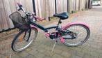 B Twin meisjesfiets 24 inch - Blauw/Roze, Ophalen, Gebruikt, 24 inch