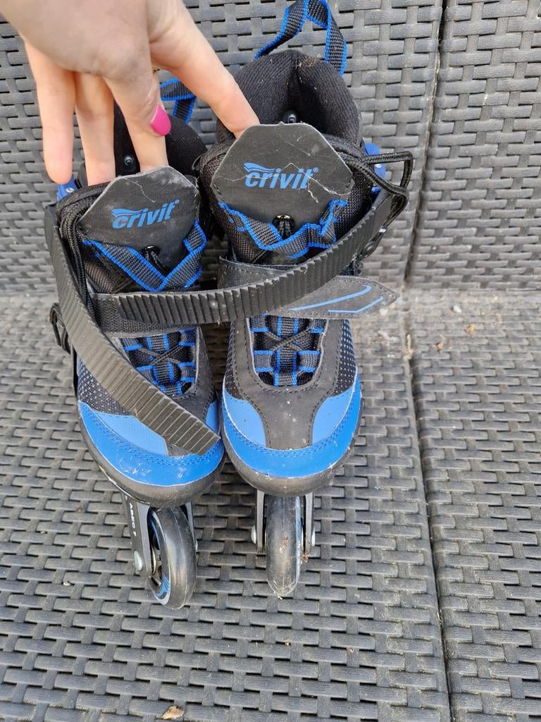 Crivit verstelbare skeelers met bescherming (maat 29-33), Sport en Fitness, Skeelers, Kinderen, Inline skates 4 wielen, Ophalen