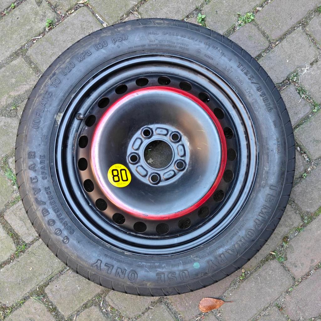 Origineel Ford/Volvo reserveweiel/thuiskomer 5x108, Ophalen