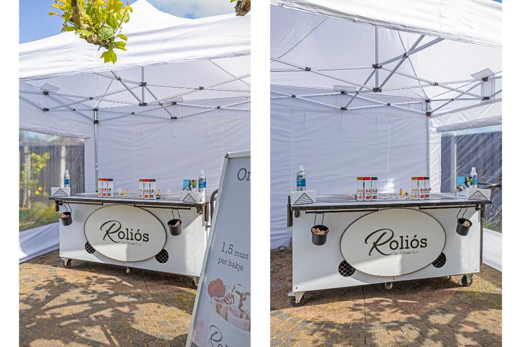 Rolios Ice Cream Co. Mobiel ijsconcept ter overname, Ophalen