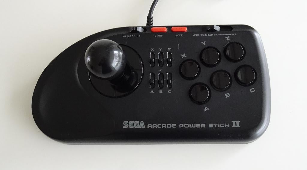 Sega Arcade Power Stick 2 voor Sega Mega Drive, Ophalen, 1 speler, Zo goed als nieuw, Vanaf 3 jaar