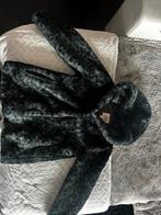 Arabella & Addison bontjas groen/zwart met hoody (9-10 jr), Ophalen of Verzenden, Zo goed als nieuw, Meisje