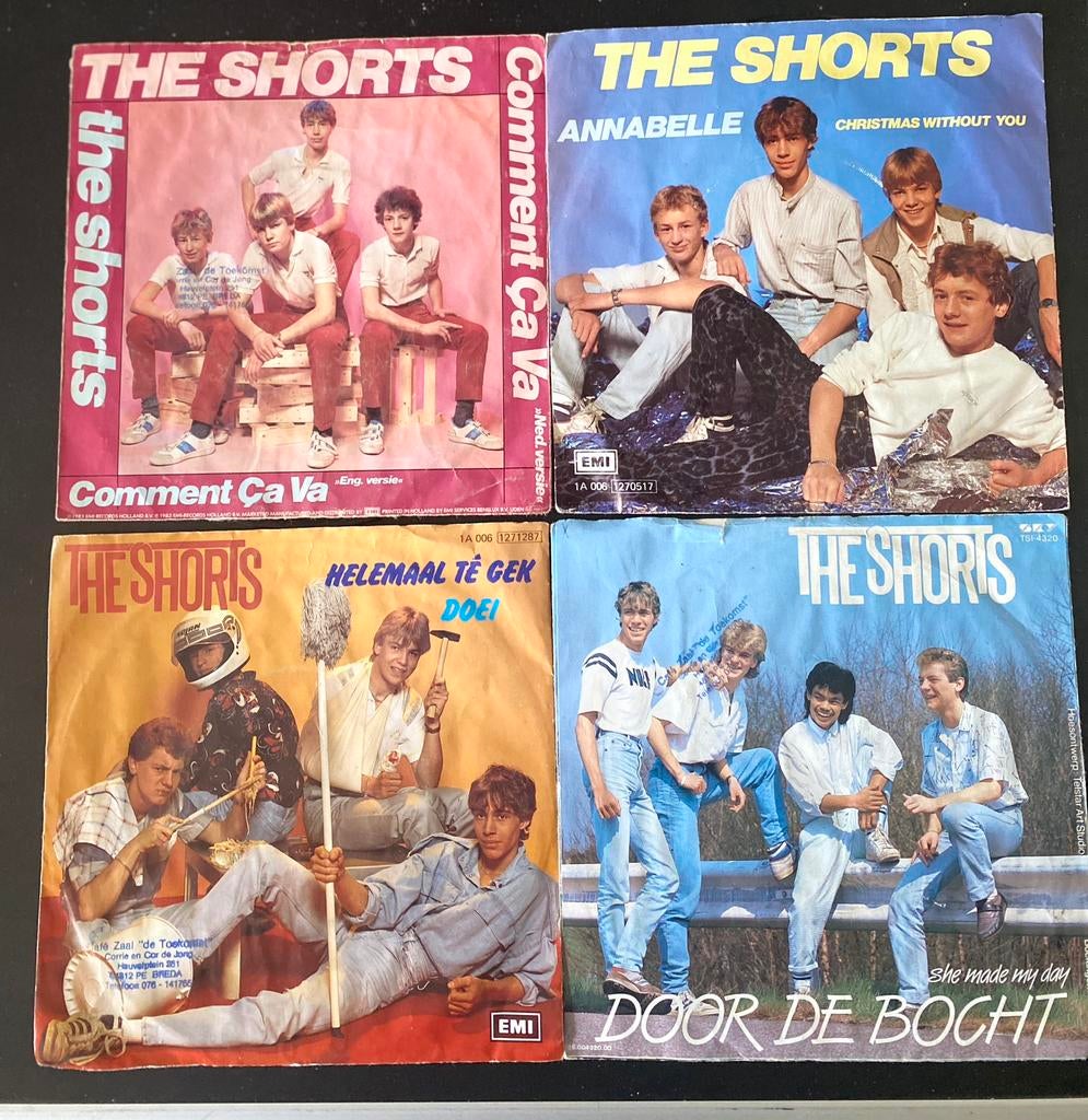 THE SHORTS   COMMENT CA VA.  4 x., Ophalen of Verzenden, Gebruikt, 7 inch, Levenslied of Smartlap