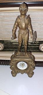 vintage klok met ridder, Verzenden