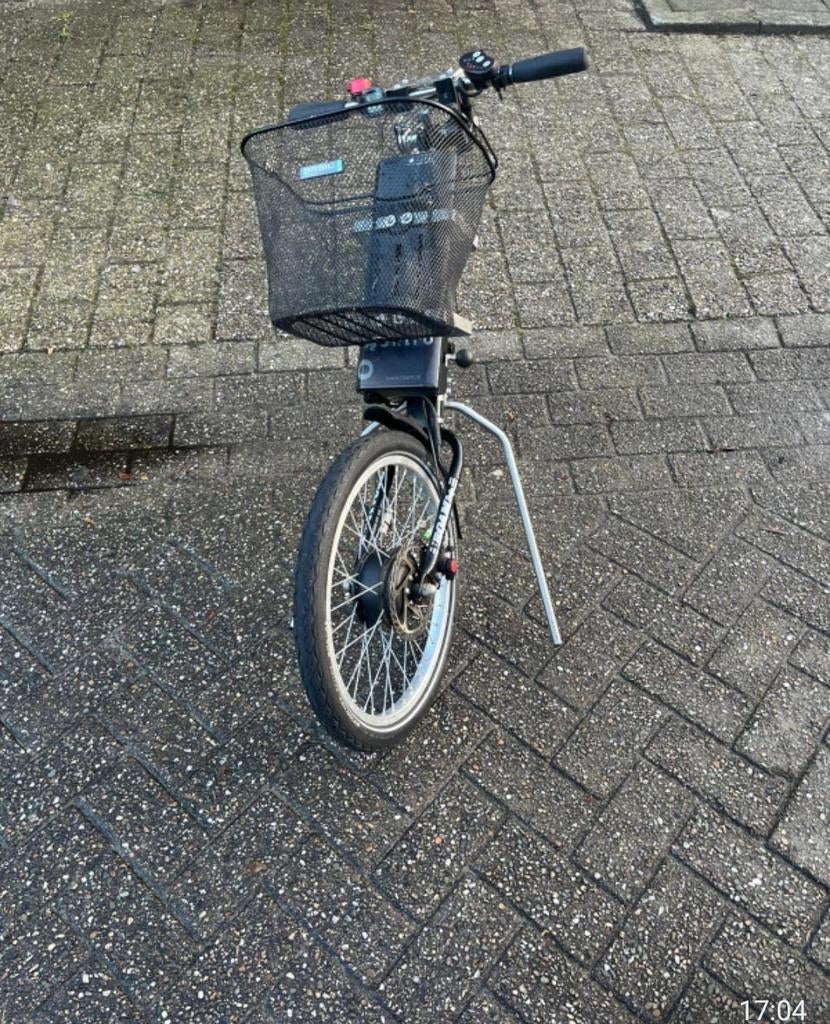 aankoppelbare handbike, Ophalen, Gebruikt