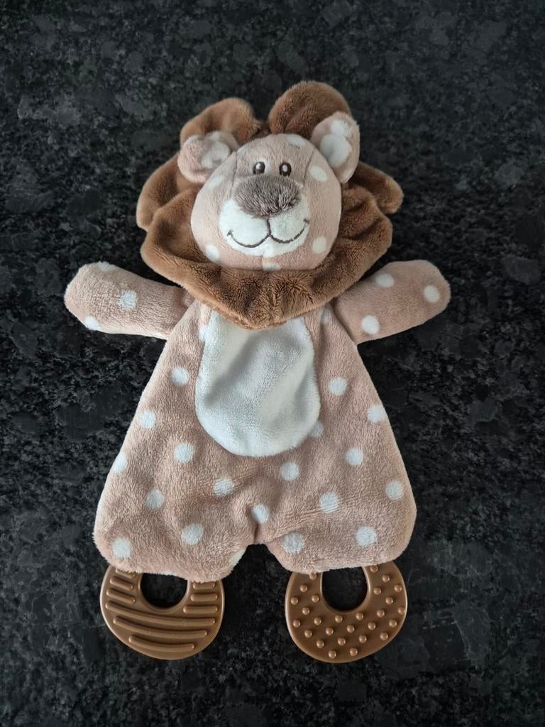 ZDT Action - Knisperdoek / Knuffeldoek Leeuw met bijtringen, Kinderen en Baby's, Speelgoed | Knuffels en Pluche, Ophalen of Verzenden