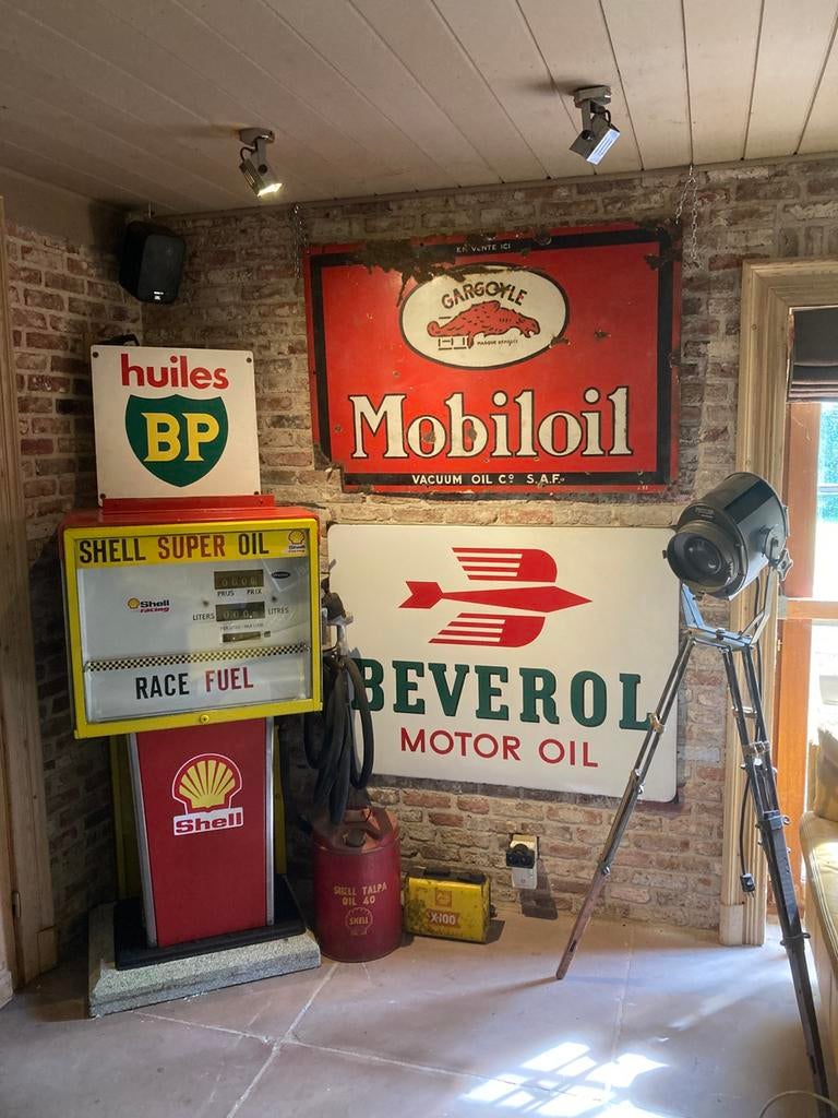 Emaille Beverol, Verzamelen, Ophalen of Verzenden, Zo goed als nieuw, Reclamebord