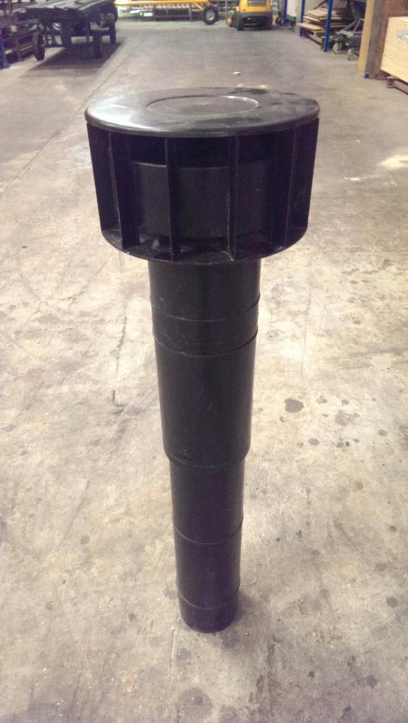 Dakafvoer ventilatie pijp, Doe-het-zelf en Verbouw, Buizen en Afvoer, Pvc, Minder dan 2 meter, 80 mm of meer, Ophalen