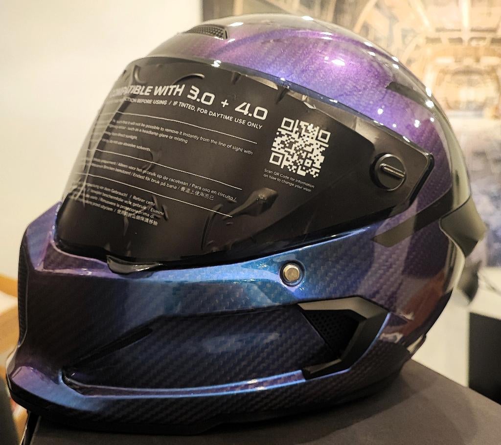 Ruroc Atlas 4.0 Carbon Nebula S Small, Motoren, Kleding | Motorhelmen, UK, Nieuw zonder kaartje, S, Ophalen