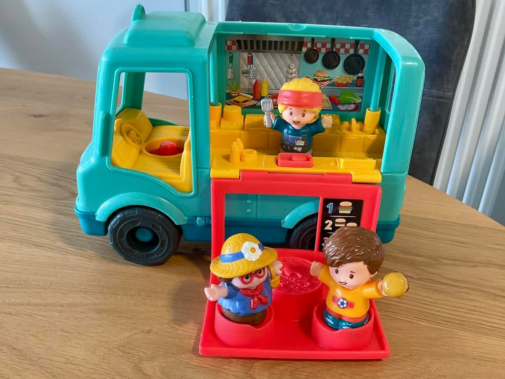 Little People : Food Truck met geluid + extra poppetje, Kinderen en Baby's, Speelgoed | Fisher-Price, Ophalen, Gebruikt
