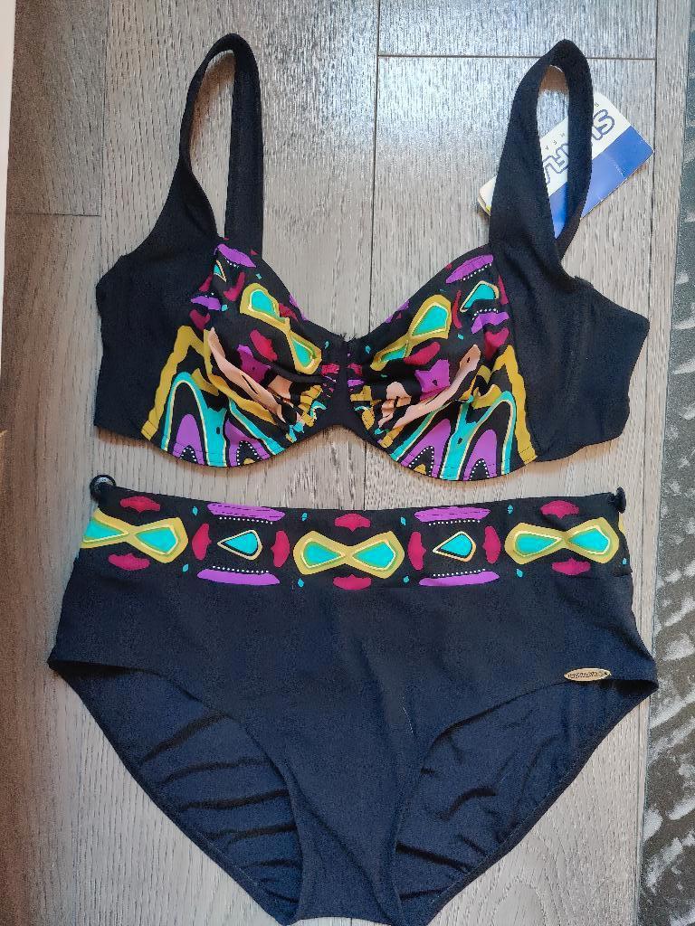 merk sunflair  bikini  maat 42 top 85 D twv 100 euro  nieuw, Ophalen of Verzenden, Nieuw, Zwart, Badpak