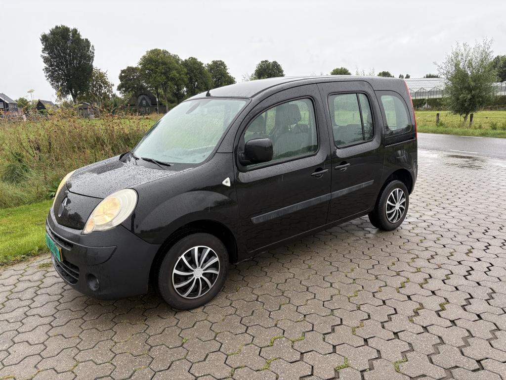 Renault Kangoo Family 1.6-16V AUTOMAAT (bj 2009), Auto's, Gebruikt, 4 cilinders, Zwart, Origineel Nederlands