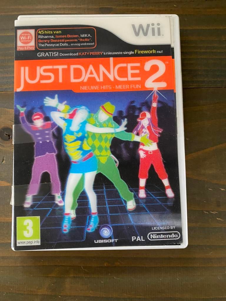 Wii game just dance 2, Spelcomputers en Games, Games | Nintendo Wii, Ophalen, Muziek, Zo goed als nieuw, 3 spelers of meer