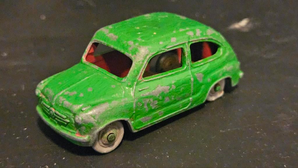 Dinky toys fiat 600, Ophalen of Verzenden, Gebruikt, Auto, Dinky Toys