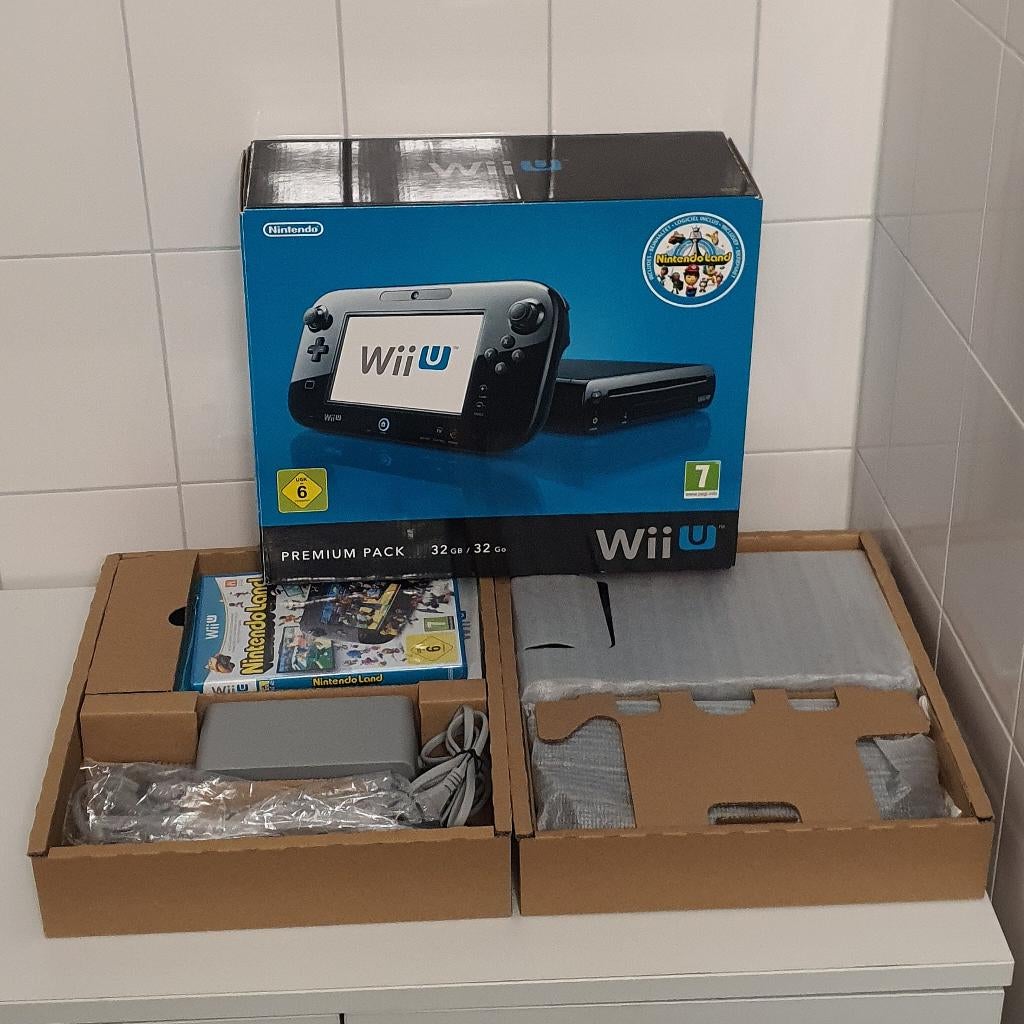 Wii U 32GB Nintendo LAND Premium PACK, Ophalen of Verzenden, Gebruikt, Met 1 controller, Met harde schijf