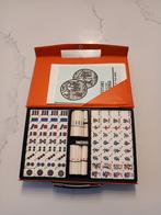 Mahjong set in luxe koffer met bamboo stenen, Ophalen of Verzenden