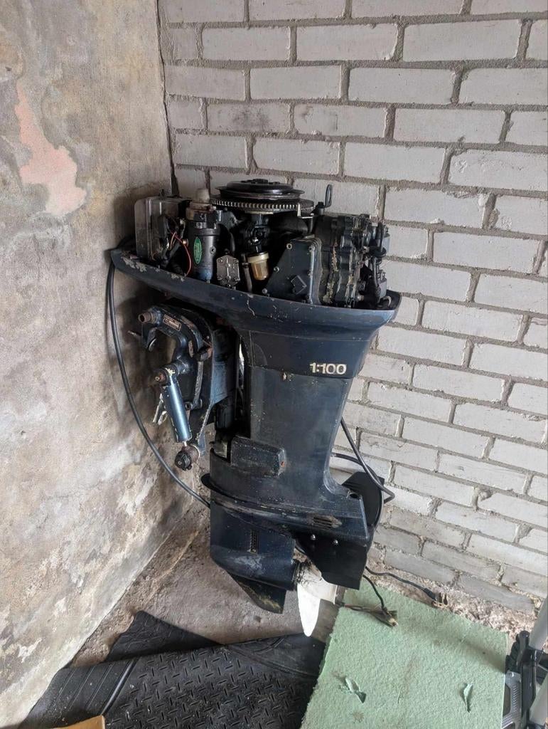 Yamaha 50 PK Tweetakt Langstaart Buitenboordmotor, Watersport en Boten, Gebruikt, Met afstandsbediening, Ophalen of Verzenden