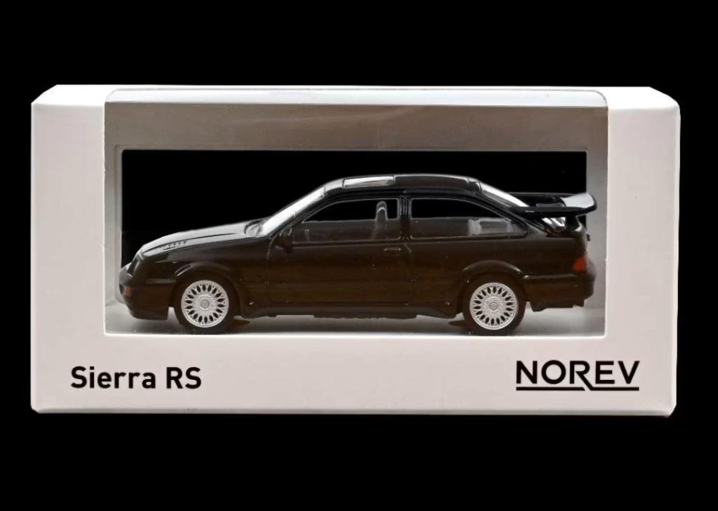 Ford Sierra RS Cosworth 1986 Zwart Jet-car 1/43 NOREV 270577, Hobby en Vrije tijd, Modelauto's | 1:43, Verzenden, Nieuw, Auto