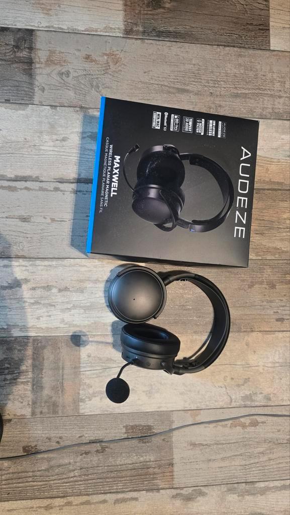Audeze Maxwell Draadloze Planar Magnetische Hoofdtelefoon, Audio, Tv en Foto, Koptelefoons, Zo goed als nieuw, Over oor (circumaural)