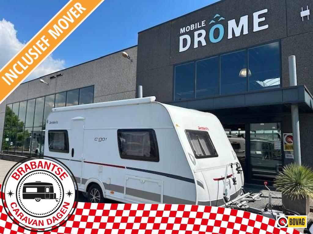 Dethleffs C'Go 475 FR Mover amp; luifel, Caravans en Kamperen, Caravans, Rondzit, Bedrijf, Dethleffs, 5 tot 6 meter