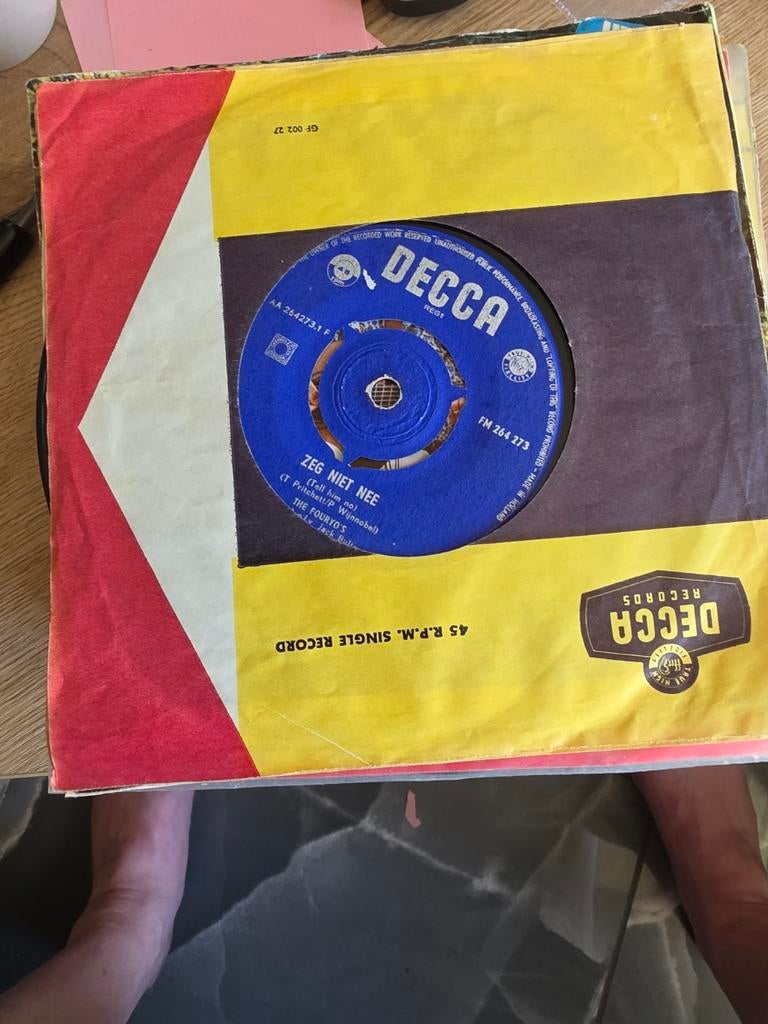 The Fouryo's - Zeg Niet Nee (Decca Single), Cd's en Dvd's, Gebruikt, 7 inch, Single, Ophalen of Verzenden