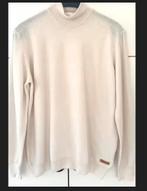 BALDESSARINI off white zgan coltrui trui mt large BCBC, Kleding | Heren, Truien en Vesten, Maat 52/54 (L), Wit, Ophalen of Verzenden