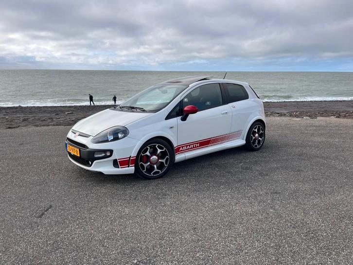 Abarth Punto Evo 1.4 Multi-air Abarth 3DR 2012 Wit, Auto's, Fiat, Particulier, Punto, Benzine, C, Hatchback, Handgeschakeld, Geïmporteerd