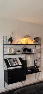 String Furniture kast zwart, Ophalen, Met deur(en), 200 cm of meer, 300 cm of meer