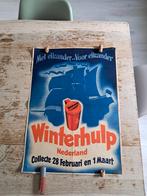 Winterhulp  poster 28 februari en 1 maart, Verzamelen, Ophalen of Verzenden, Nederland, Foto of Poster