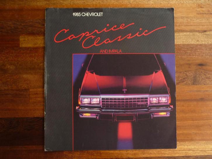 Chevrolet Caprice Classic & Impala (1985, Canada), Boeken, Auto's | Folders en Tijdschriften, Zo goed als nieuw, Chevrolet, Ophalen of Verzenden