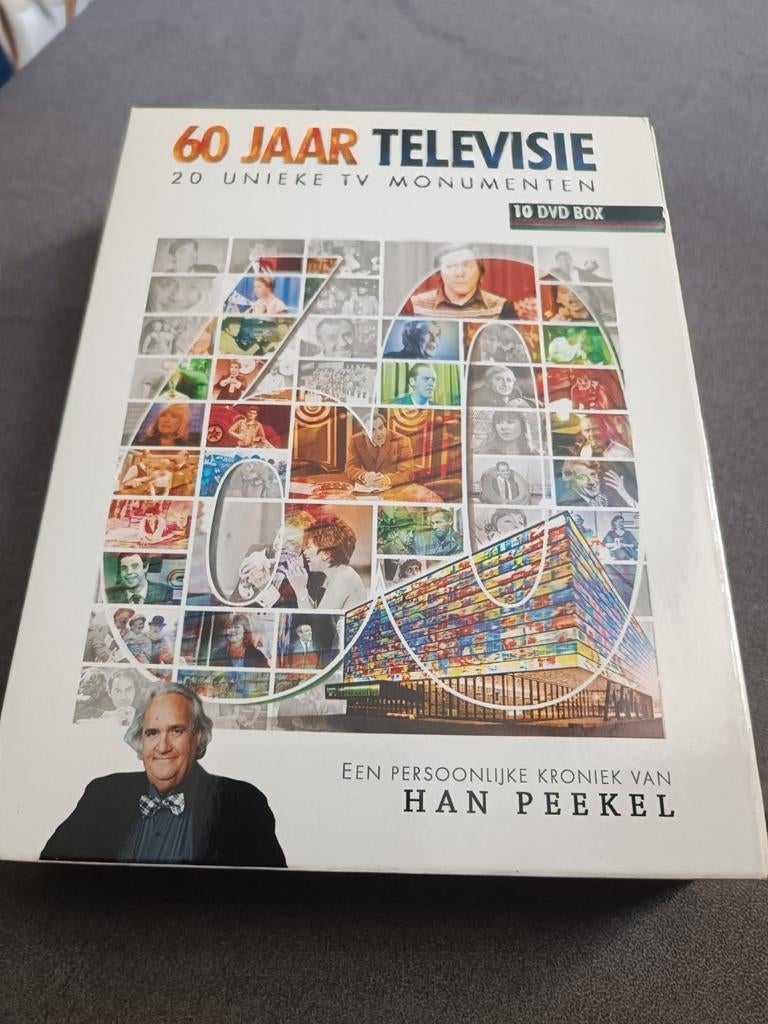 60 jaar televisie - 10 dvd box, Alle leeftijden, Ophalen of Verzenden, Zo goed als nieuw, Oorlog of Misdaad