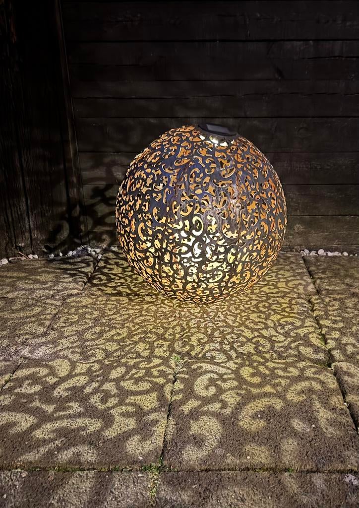 Solar lamp tuin  bal, Tuin en Terras, Buitenverlichting, Ophalen, Zonne-energie, Kunststof, Minder dan 50 watt