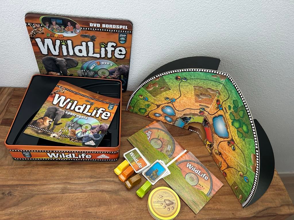 Wildlife DVD bordspel, Hobby en Vrije tijd, Gezelschapsspellen | Bordspellen, Ophalen of Verzenden, Nieuw