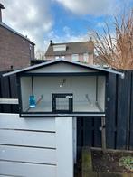 Grote buitenkooi, Ophalen, Zo goed als nieuw, Aluminium, Vogelkooi