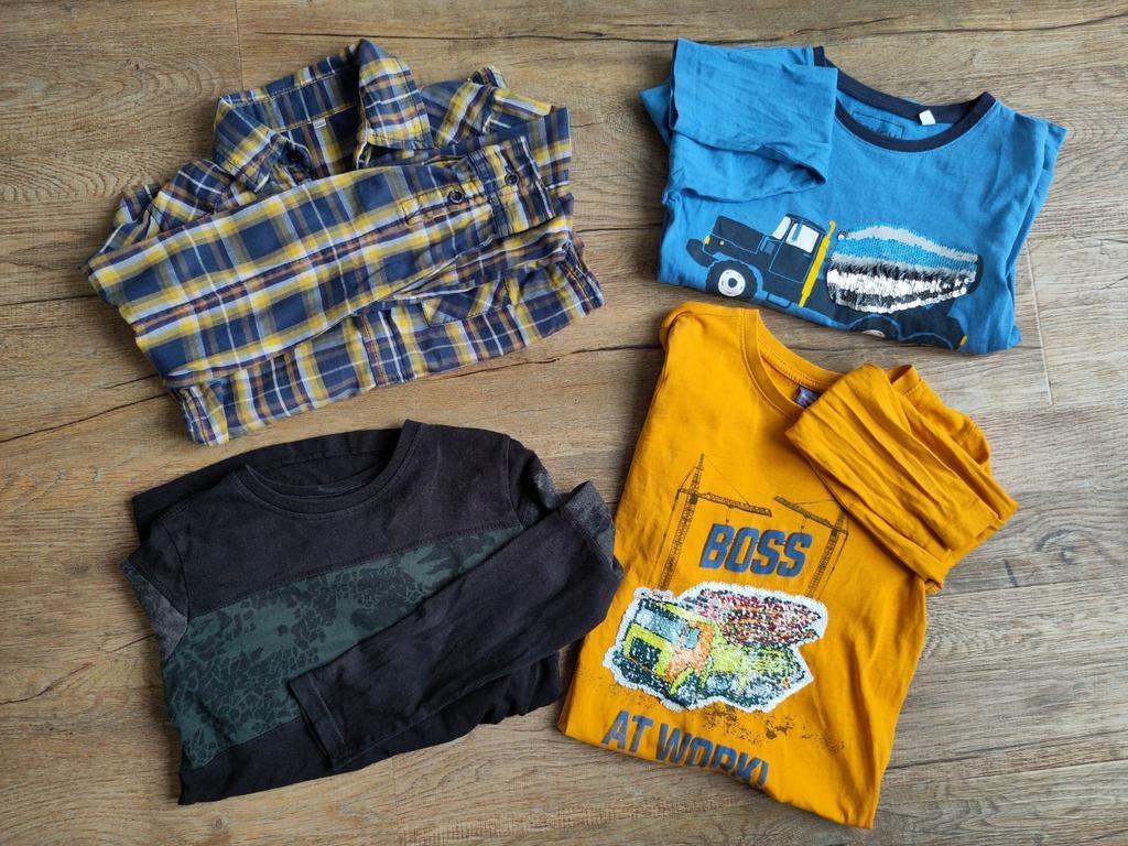Pakket bovenkleding jongens, maat 122/128, Kinderen en Baby's, Kinderkleding | Maat 122, Ophalen of Verzenden, Gebruikt, Jongen